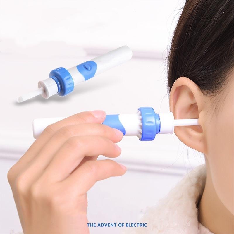 Elektrische Veilige Trillingen Pijnloos Vacuüm Ear Wax Pick Cleaner Remover Spiraal Oor-Reinigingsapparaat Graven Wax Earpick