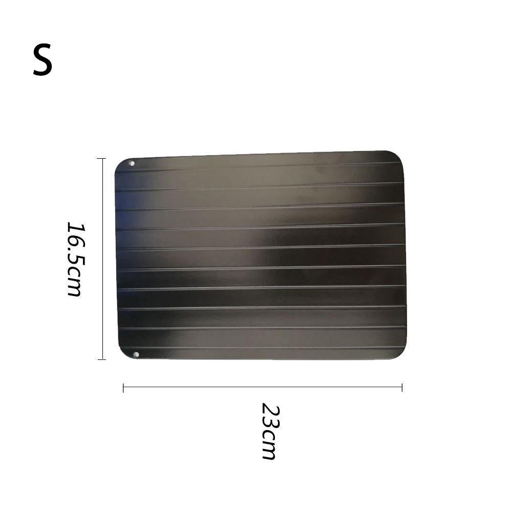 Snelle Ontdooien Lade Dooi Bevroren Voedsel Vlees Fruit Quick Aluminium Stalen Plaat Board Ontdooien Keuken Gadget Tool: S