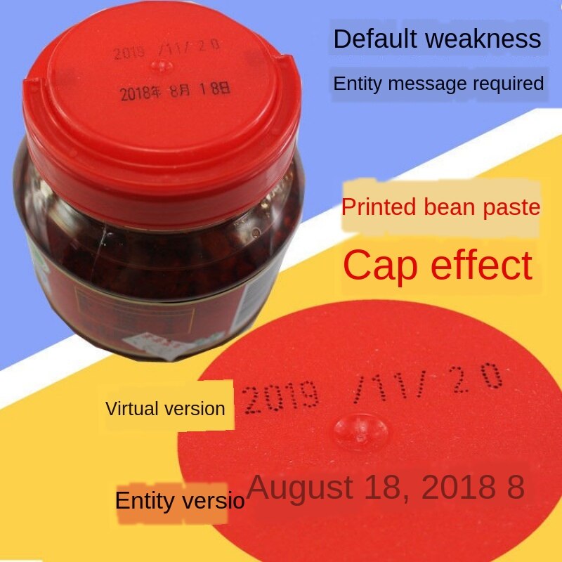 Production Date Coding Machine Manual Printer Seal Small Handheld Adjustable Date Food Packaging Bag Code Changing Machine