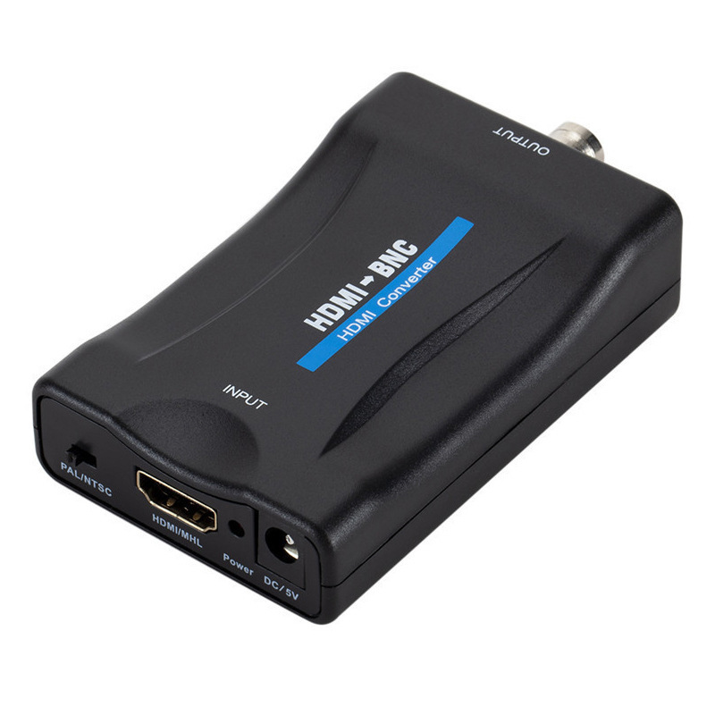 SCART/BNC naar HDMI Converter Video Audio Adapter met SCART/HD Schakelaar PAL/NTSC Video Scaler SCART naar HDMI Digitale Converter