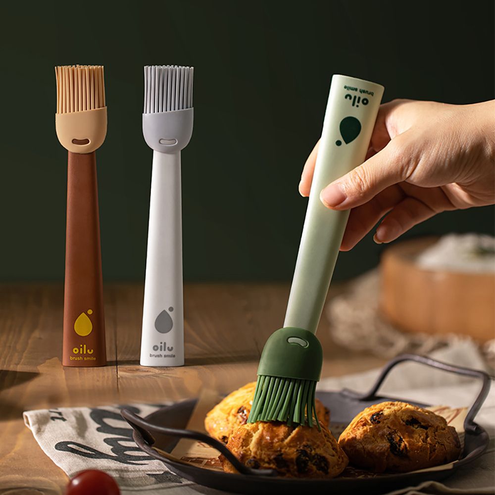 1Pc Silicone BBQ Oil Brush Basting Brush Kitchen Pastry Oil Cooking Smear BBQ Brush Tool Kitchen Accessories