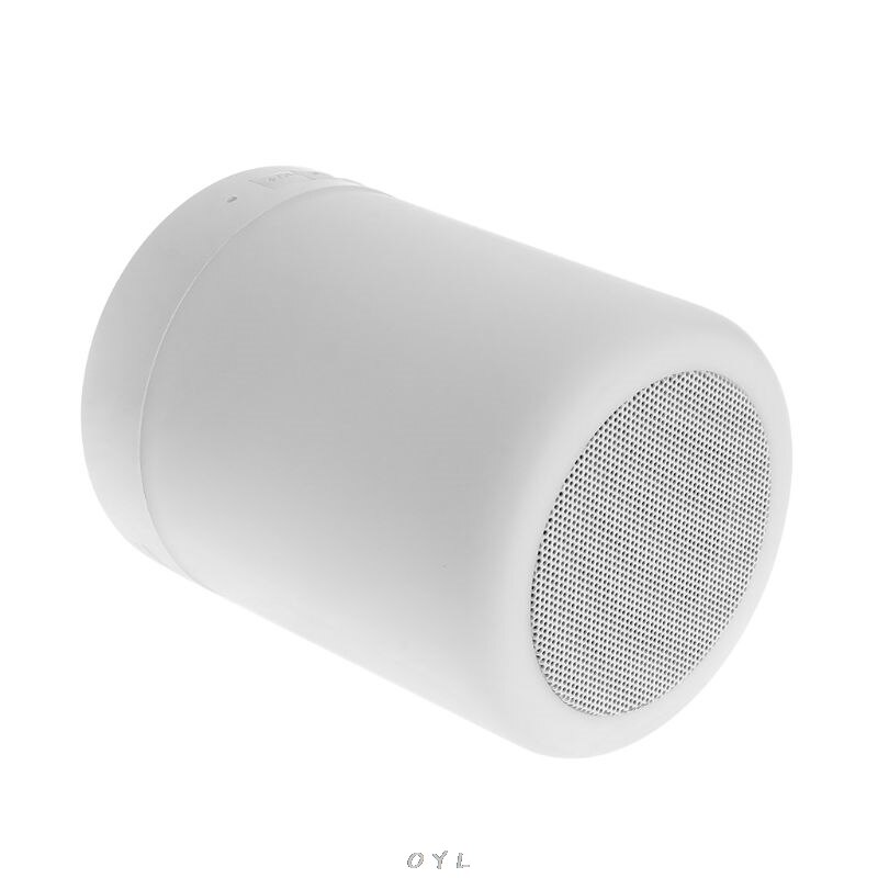 Enceinte Bluetooth lampe tactile magnétique sans fil LED veilleuse intégré micro Portable
