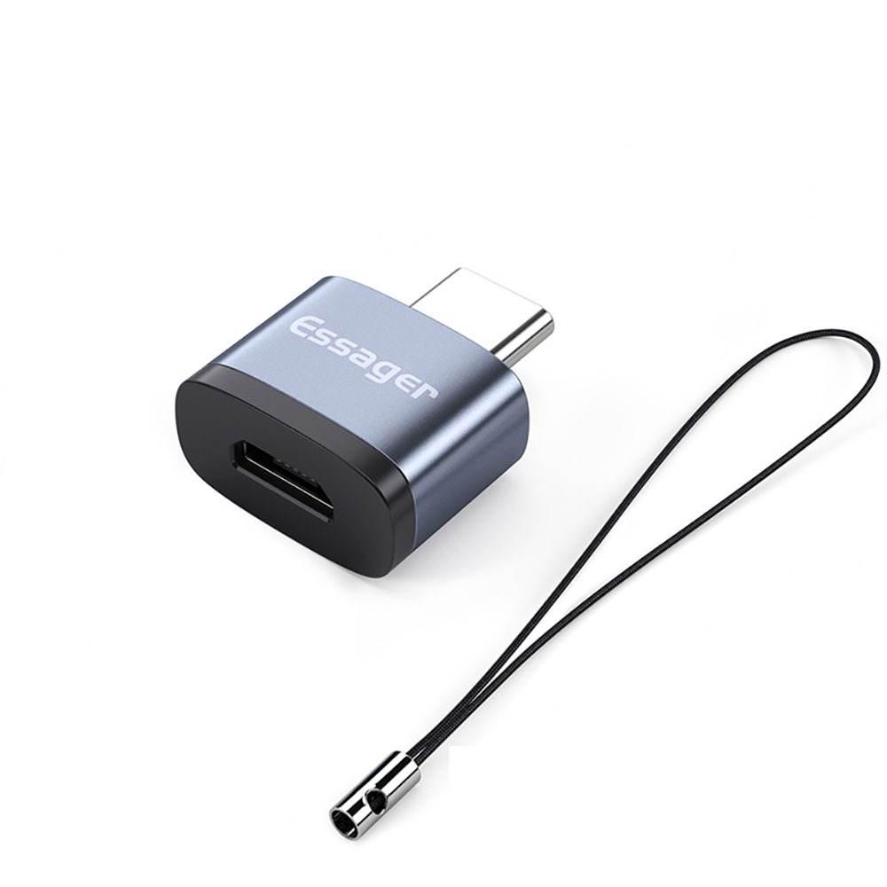 USB Type-C Adapter Type C To Micro To Mini USB Female To Male Converters: Silver