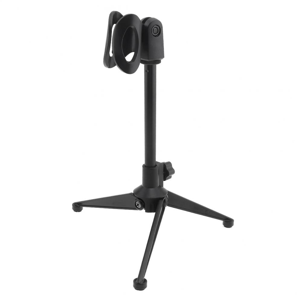 Portable Metal Microphone Stand Three-Legged Lifting Stand 180 Degree Rotation Angle