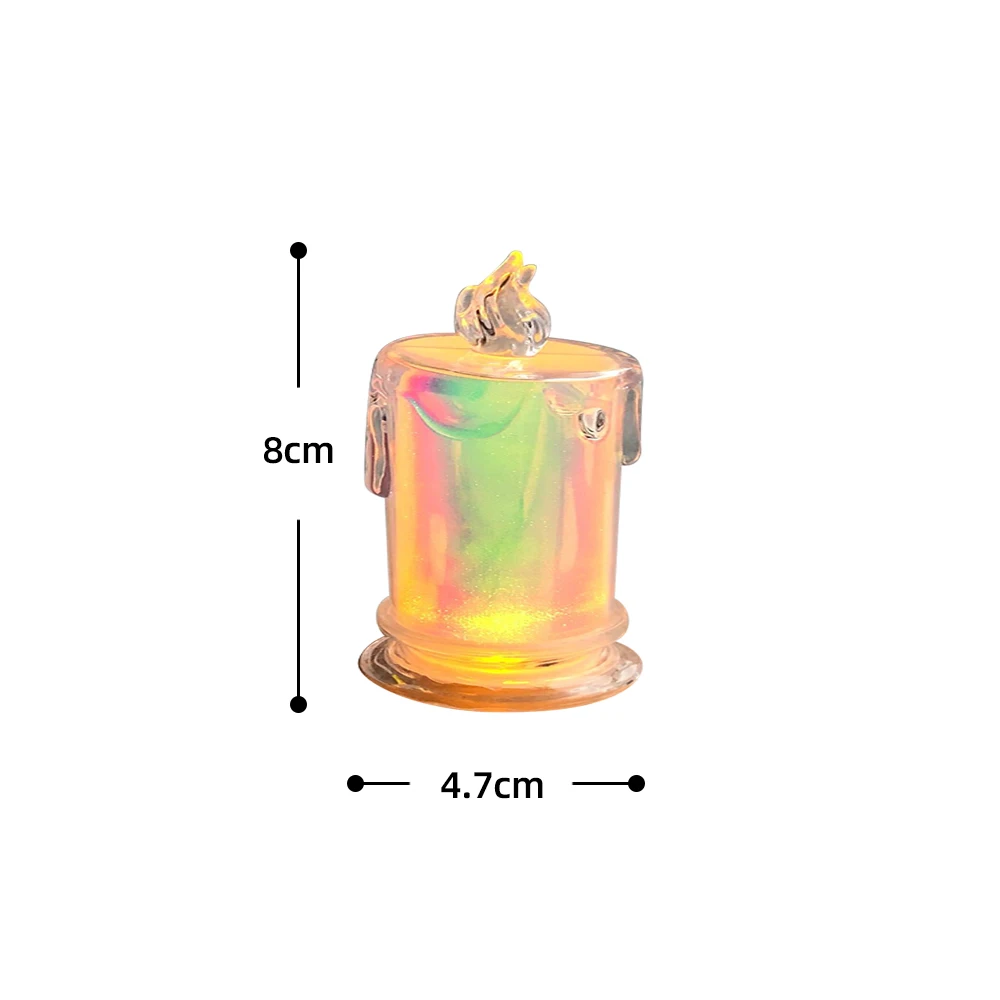 Led Candles Light Flameless Candle Battery Power Plastic Pillar Flickering Candle Light for Home Party Halloween Xmas Decor: Warm White