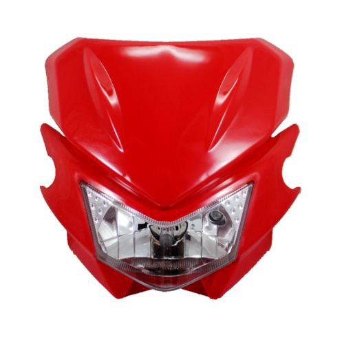 Universal Motorcycle Headlight Fairing Headlamp For Honda CR 125R 250R CRF 100F 150F XL250 Supermoto Enduro