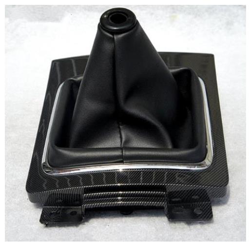 1 Piece Interior Carbon Fiber Board For Lancer Ex Gear Box Cover For Fortis Gt Carbon Fiber Board For Evo X Shift Box Plate: MT