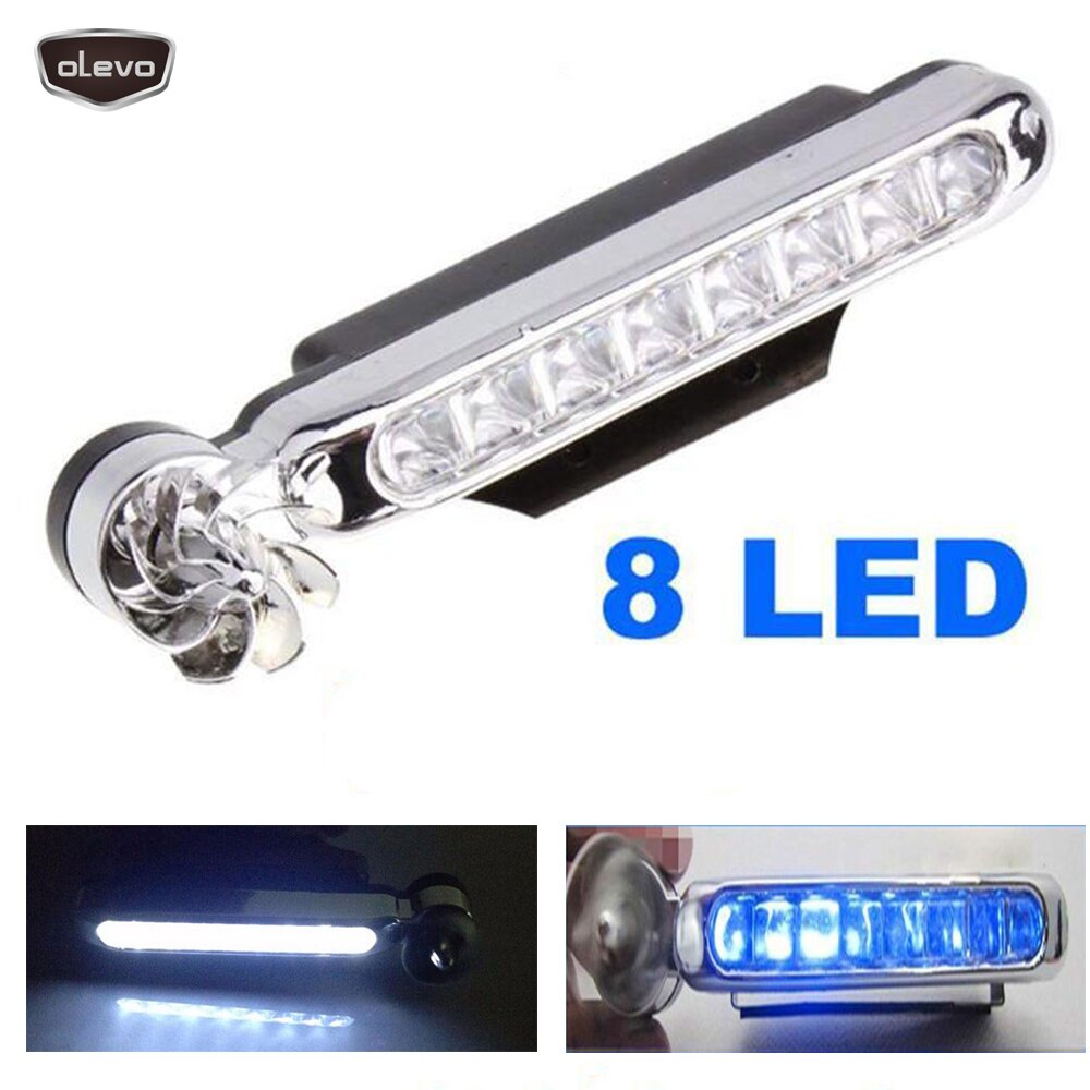1 paar Dagrijverlichting 8Led 12V 10W Leds voor Auto Offroad Licht Bar Hoofd Lamp Motorfiets Lamp auto Off Road Led Licht Bar
