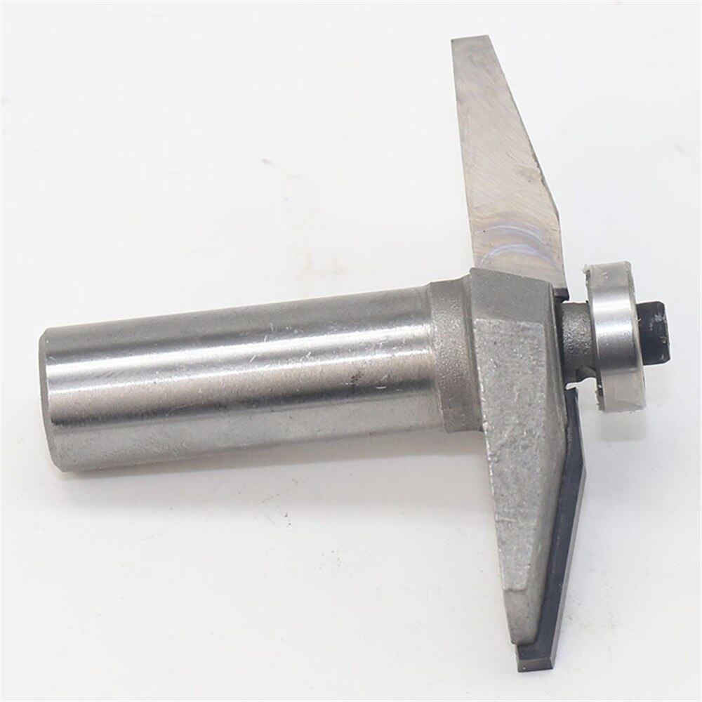 1pc 1/2inch Shank 15 Degree Raised Panel Chamfer Router Bit 2 Flutes Milling Cutter for Wood Woodworking Tool