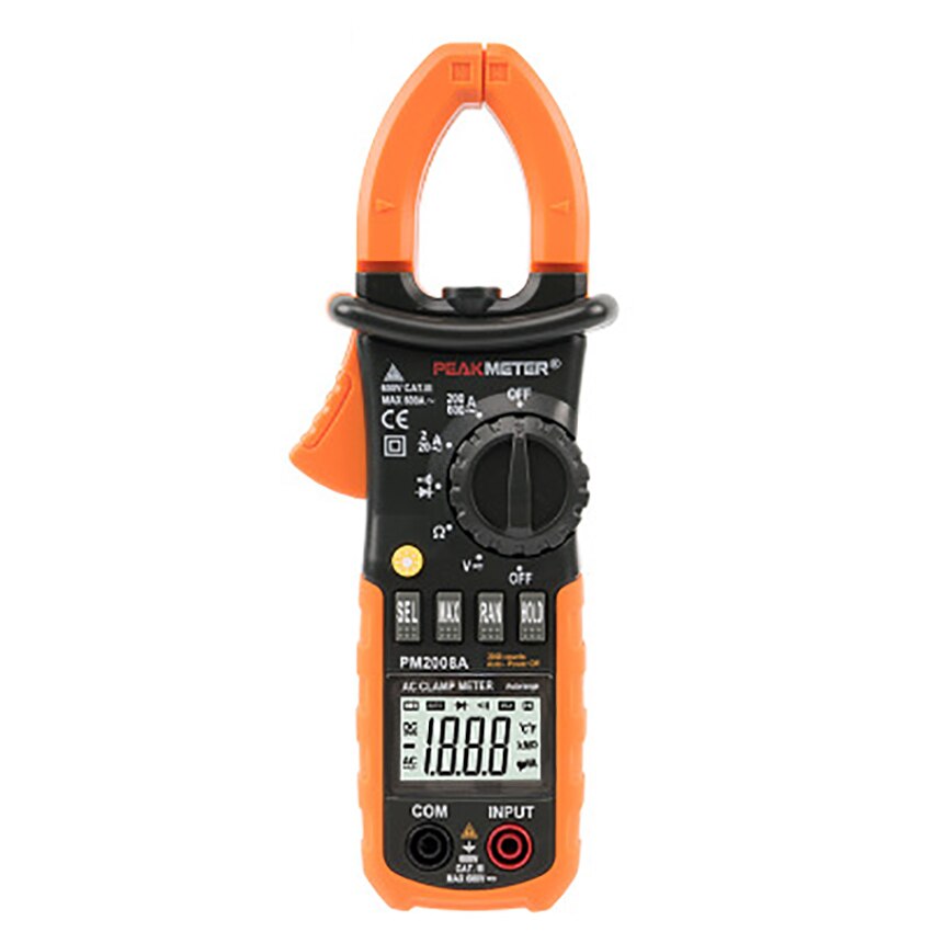 Pince de mesure numérique intelligente MS2008A, multimètre de haute précision, testeur de résistance à la tension AC