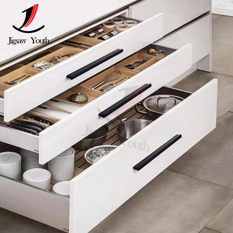 Matte Black Kitchen Cabinet Handles, Cabinet Pulls Kitchen Cabinet Hardware for Cupboard Drawer Handles Dresser Pull