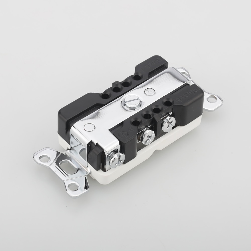 Hi-End Beryllium copper Gold plated Rhodium plated AC 20A Power Receptacle Wall Outlet Power Distributor