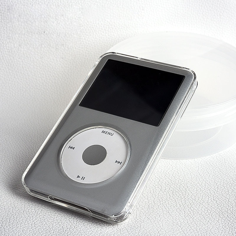 Funda protectora de cuerpo completo para iPod Classic, carcasa de cristal transparente para PC, 6 °, 80GB, 120GB