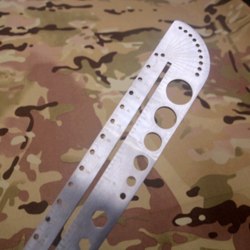 Multifunctional Stainless Steel Angle Protractor Ruler Degree Measuring Tool