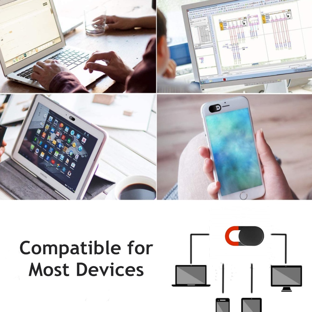 3/6Stck Laptop Kamera Abdeckung Rutsche Anti-Spion Webcam Abdeckung für MacBook Computer Tablette PC Ipad Telefon objektiv Netz Nocken Privatsphäbetreffend Aufkleber