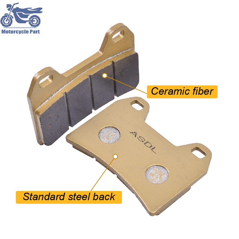 Pastillas de freno para coche, accesorio para DUCATI 790 795 796 800 848 900 916 944 996 1000 1000 1100 1200 Monster Hypermotard Monster Multistrada S Sport