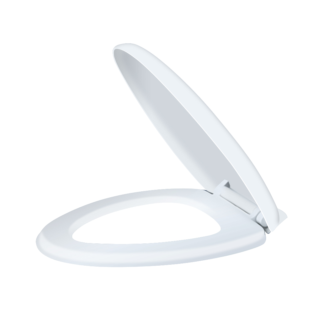 Soft Slow-Close Toilet Seats Cover O/U/V Type Toilet Seat Lid White Household Quick Release Bathroom Toilet Seats Cover Plate