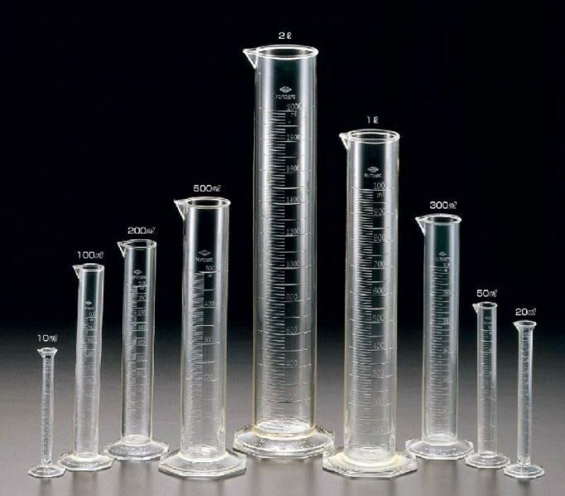 Thick Glass Graduated Measuring Cylinder Set 5ml 10ml 25ml 50ml 100ml Measuring Cylinder Kit for Lab Suppy