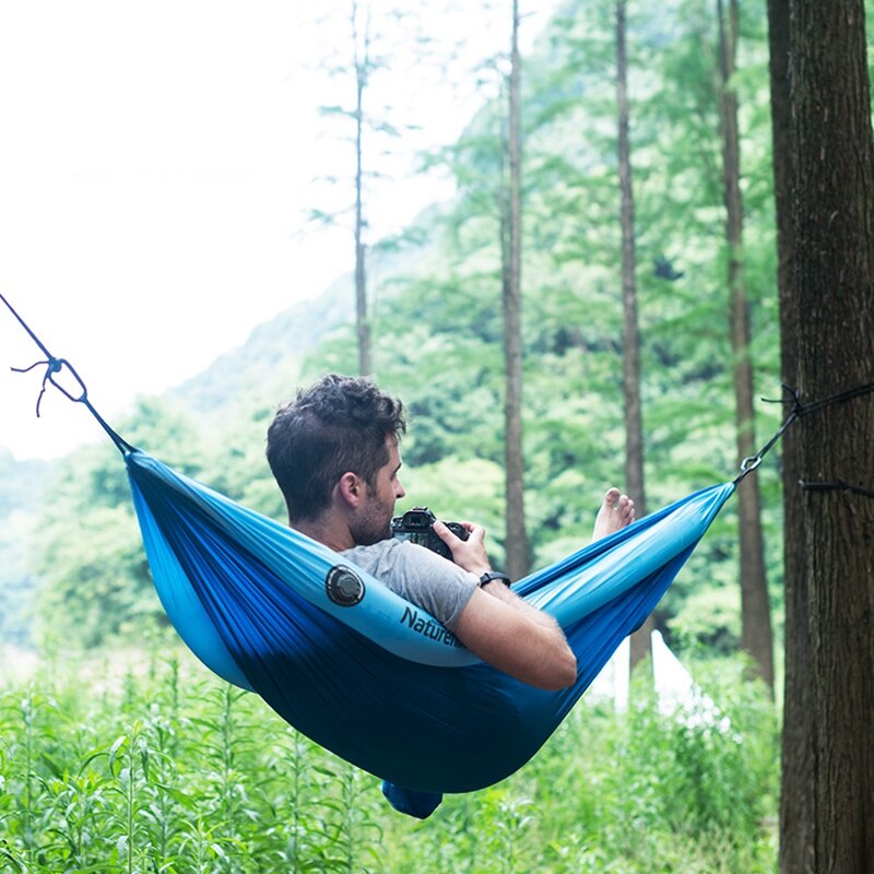 Naturehike doppio Tunnel tipo amaca pieghevole leggera appesa letto a dondolo per dormire con zanzariera campeggio da viaggio all&#39;aperto