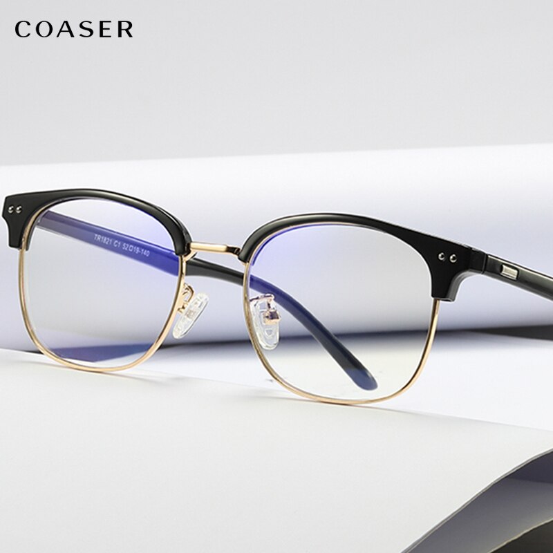 Computer briller anti blue ray briller anti blue light briller optiske kvinder øjenbeskyttelse brille ingen grad flade briller