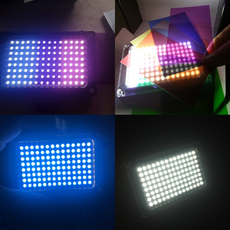 Ulanzi 112 Led Dimbare Led Video Light Lamp Oplaadbare Panel Licht 3200-5400K Voor Dslr Camera Video Licht bruiloft Opname