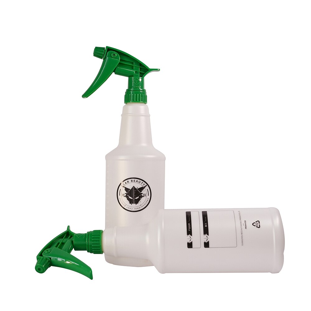 1Pc 800ML Ultra-fine Water Mist Cylindrical Spray Bottle HDPE Chemical Resistant Sprayer For QD Liquid Auto detail: Green