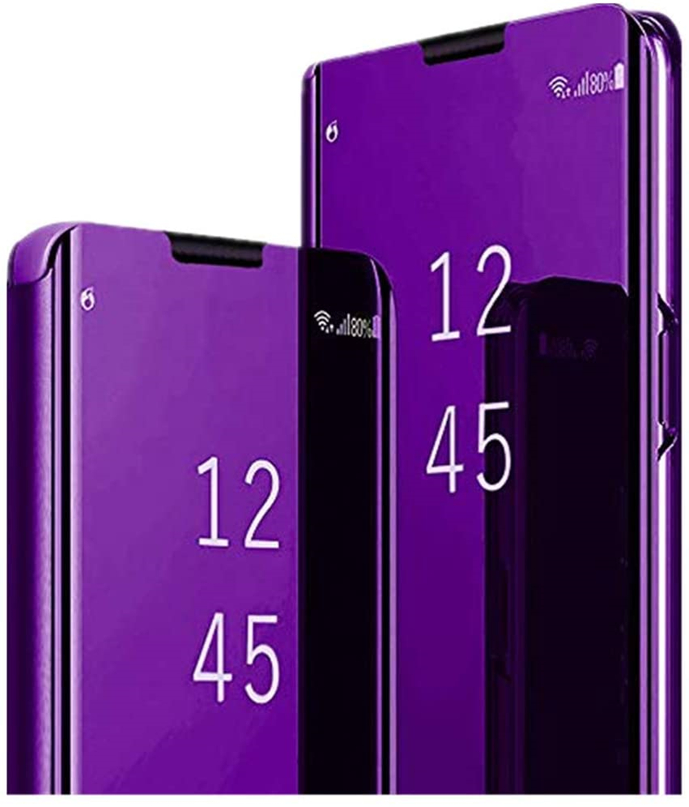 Plating Mirror Leather Flip Phone Cover For Apple Iphone 15 Pro Max Case Magnetic Book Stand Coque I Phone Iphone15 ProMax Plus: Cotton Fabric / PURPLE