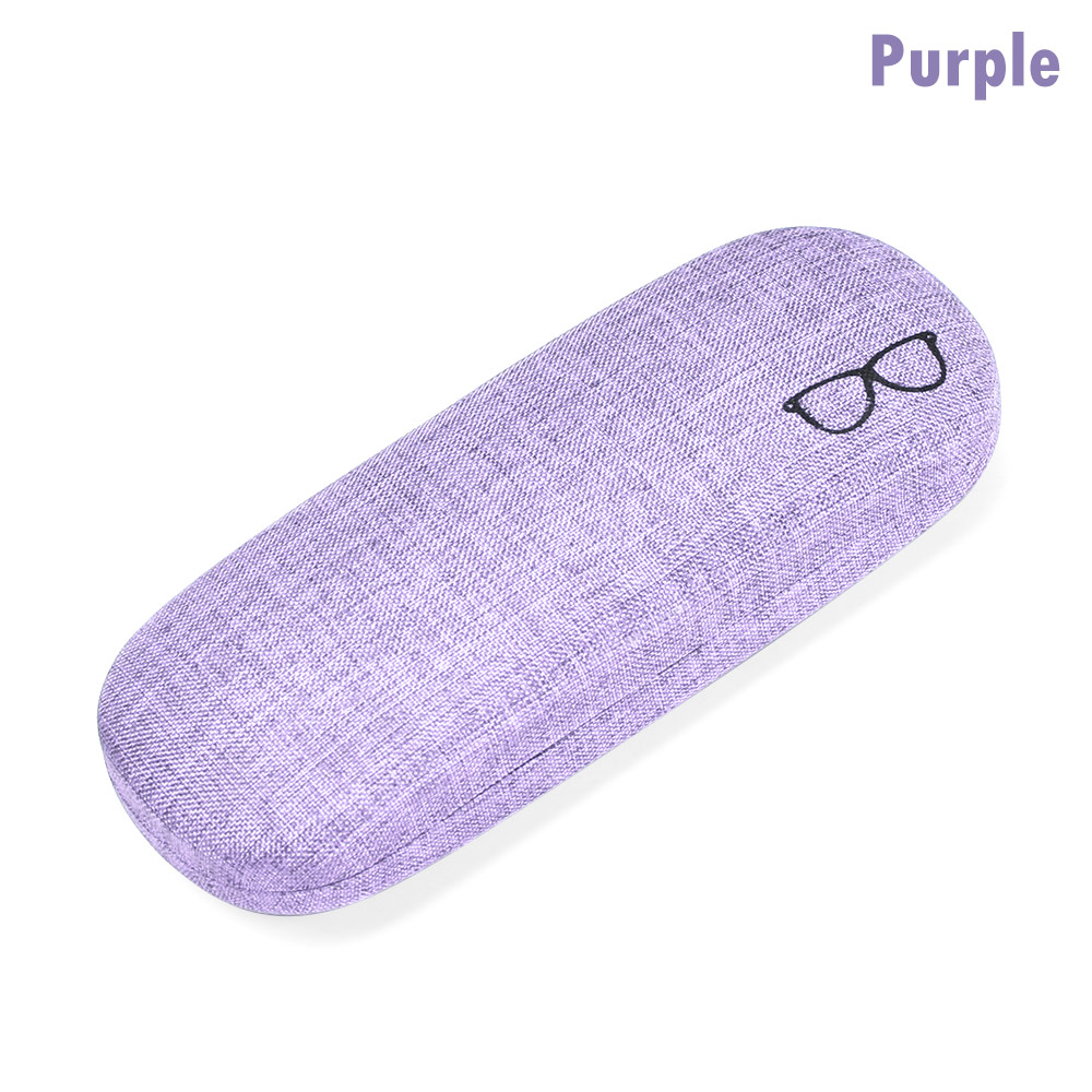 1Pc Unisex Magnet Glasses Box Women Men Portable Sunglasses Case Optical Reading Eyeglasses Box Eyewear Protector: C-purple