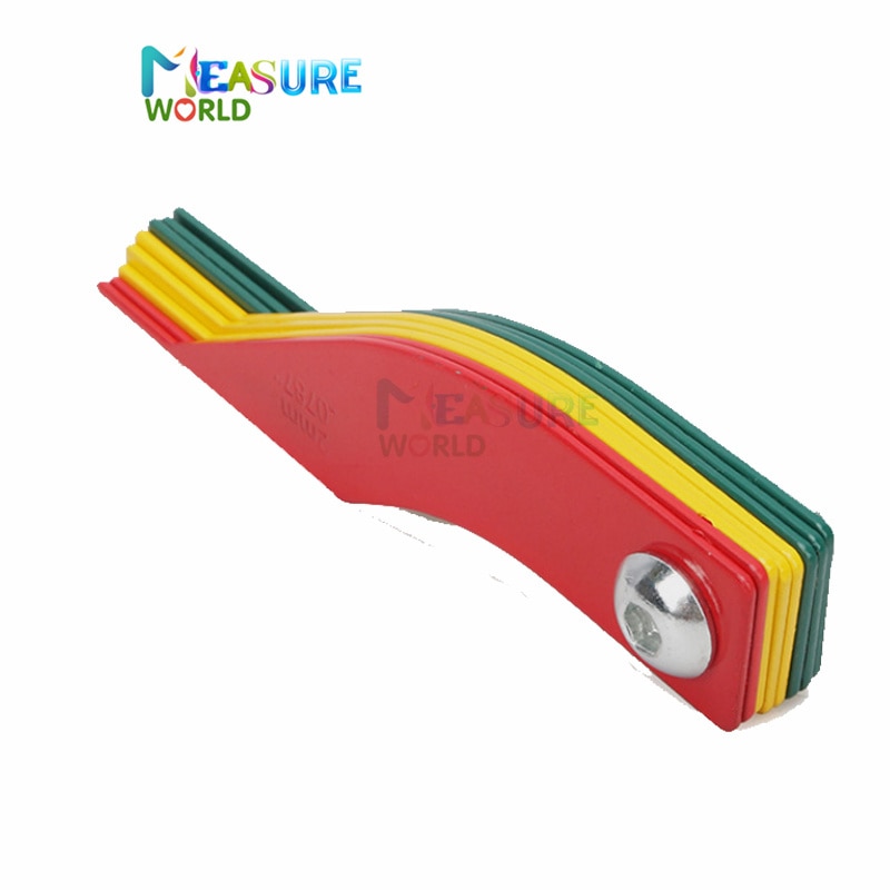 8 In 1 Brake Pad Measuring Tool Gauge Feeler Tester Scale Lining Thickness Wear Meter Thickness Gauge Handy Measuring