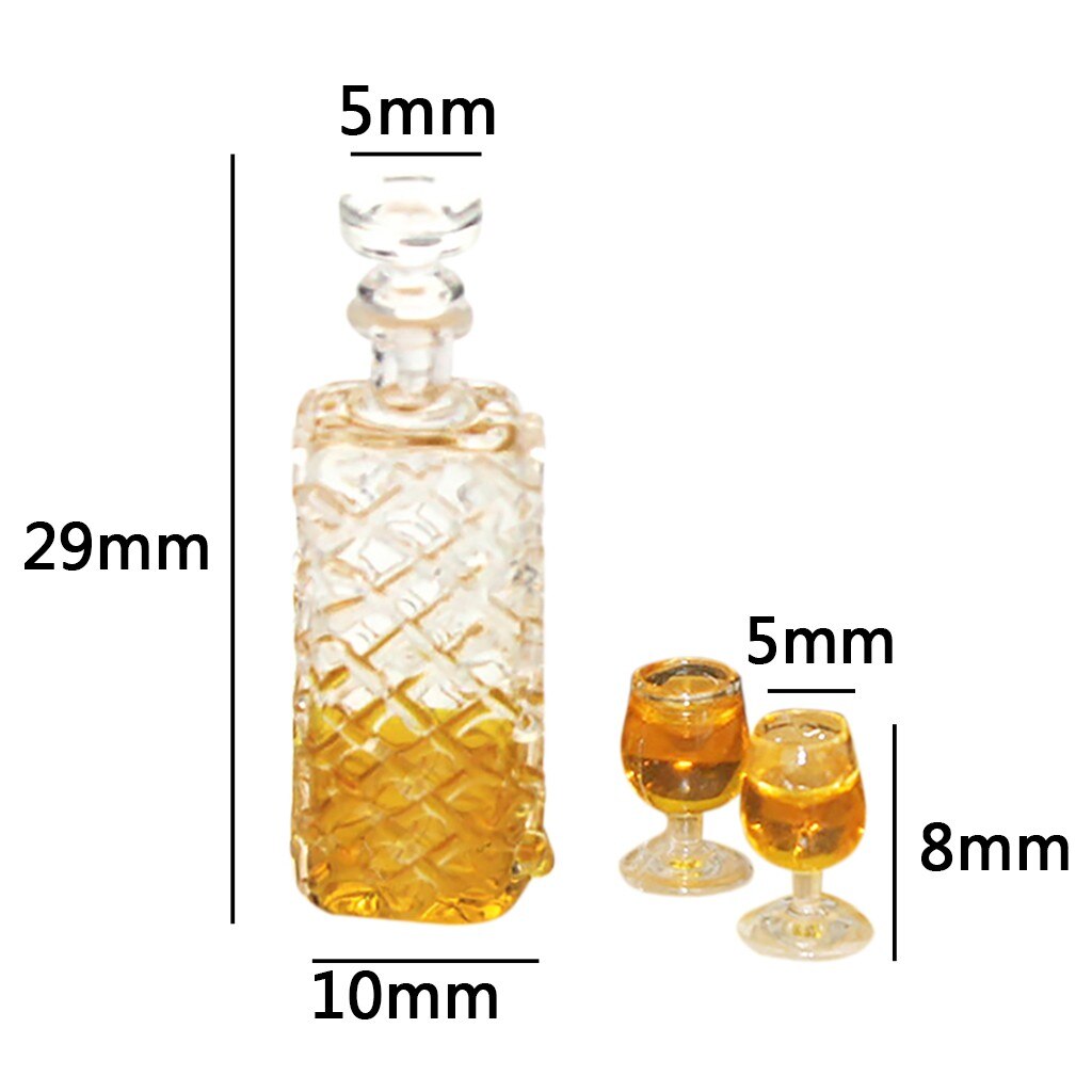 Tiny 1/6 Scale Beer & Wine Bottles For Worldbox Or Phicen Figures – Realistic Miniature Props 5 thumbnail image