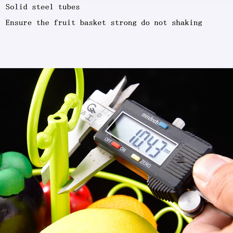 300*460mm european style three tier fruit basket fruit dishes Triple Layer Snack Cake Dish Rack Tray For Home Dishes