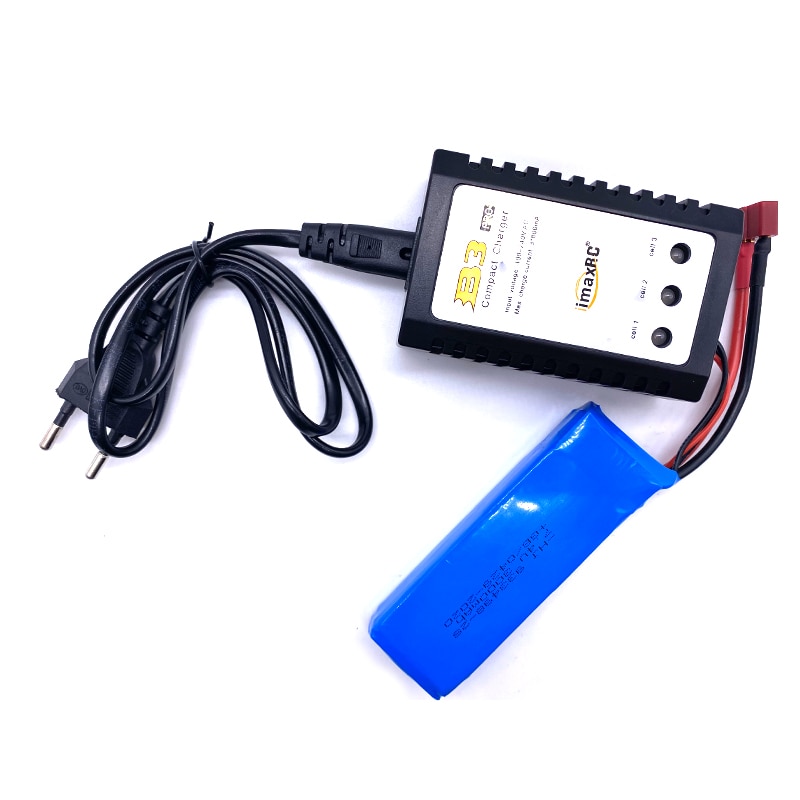 Aggiornamento 7.4V 3000mAh Lipo Batteria Per Wltoys 1/14 144001 RC Auto Giocattolo Pezzi di Ricambio 2s 7.4V batteria T Spina Per 144001 Parti di Batteria