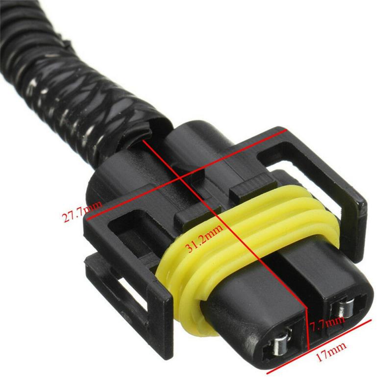 Universal Fog Light Wiring Harness Wiring Sockets Switch Kit With H11 LED Work Light 12V 40A Relay Auto Accessories