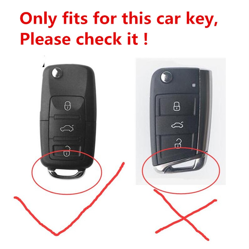 Zachte tpu autosleutelhoes voor vw volkswagen skoda polo tiguan passat jetta  mk5 mk6 t5 kever accessoires sleutelhanger