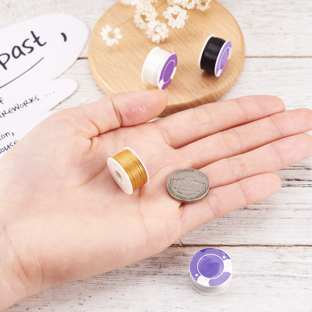 50 Yards/Roll 0.1mm Speciale Gecoate Polyester Draden Voor Rocailles Sieraden Kralen Koorden DIY Armband Maken accessoires