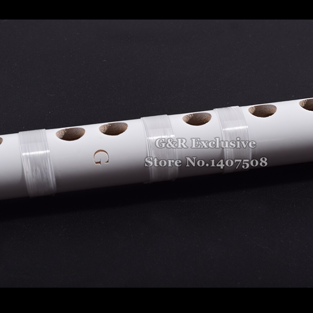 Flûte chinoise en bambou, Dizi, Instrument de musique traditionnel transversal, Flauta Woodwind, pour débutants, clé C/D/E/F/G, blanc