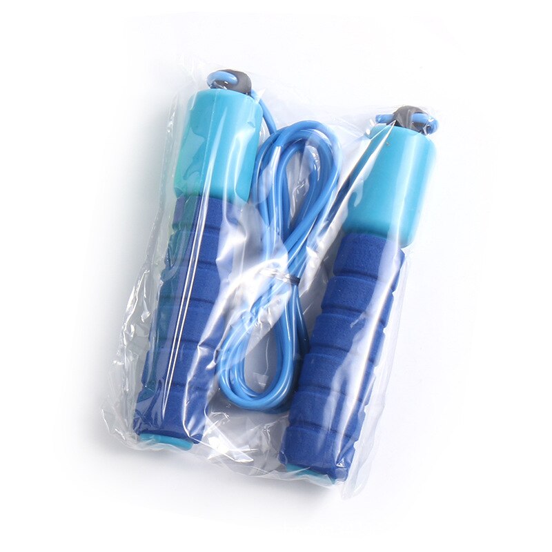 Geschwindigkeit springen Seil Kreuz passen Professionelle Männer Frauen Fitnessstudio PVC Springseil Einstellbare Fitness Ausrügestochen Muskel Boxen Ausbildung: Blau