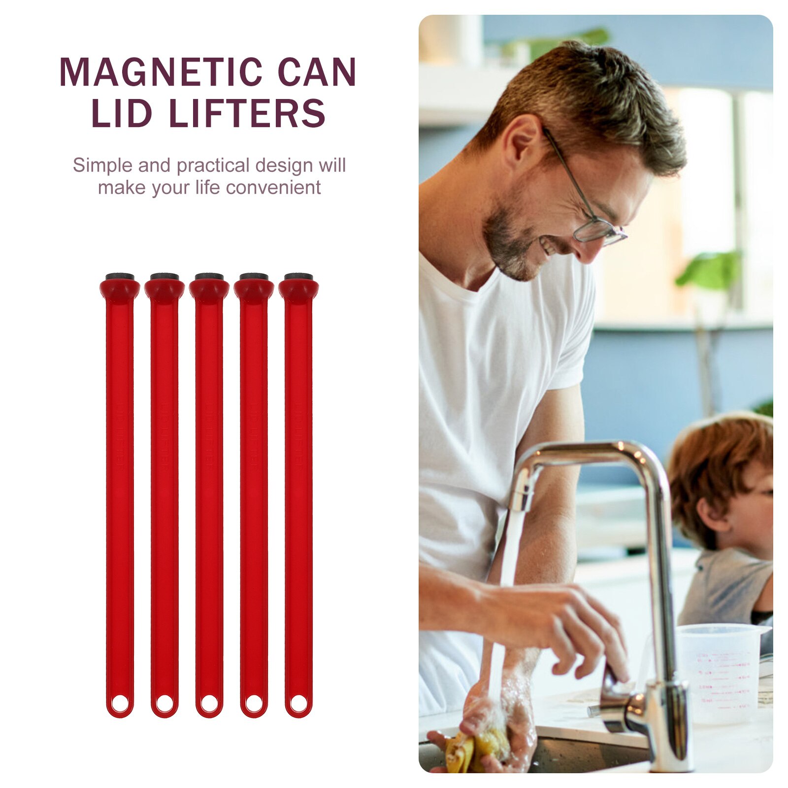 10Pcs Kitchen Canning Tools Household Canning Tools Magnetic Can Lifters for Restaurant Shop Kitchen