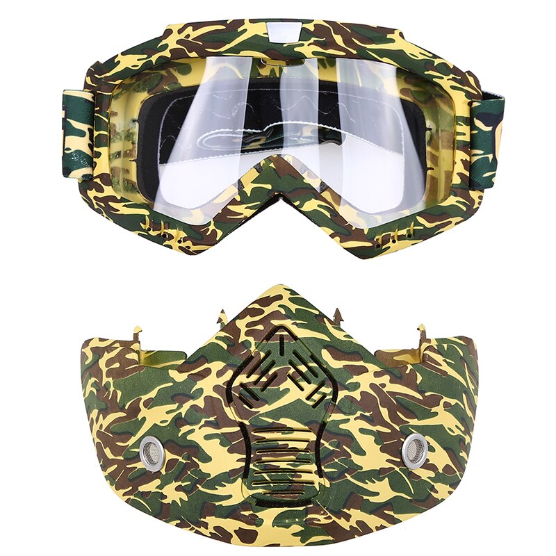 Motorcykelglasögon motorcross skidglasögon vindtät utomhus solglasögon skoter smutscykel snöskoter mask glasögon tillbehör: Typ 15