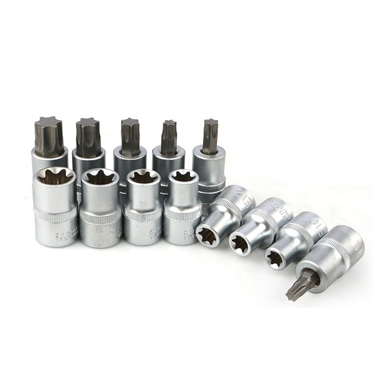 23PCS Hexagonal Plum Socket Wrench Hex Head Tsui Star Screwdriver Hex Bit Socket Set Screwdriver