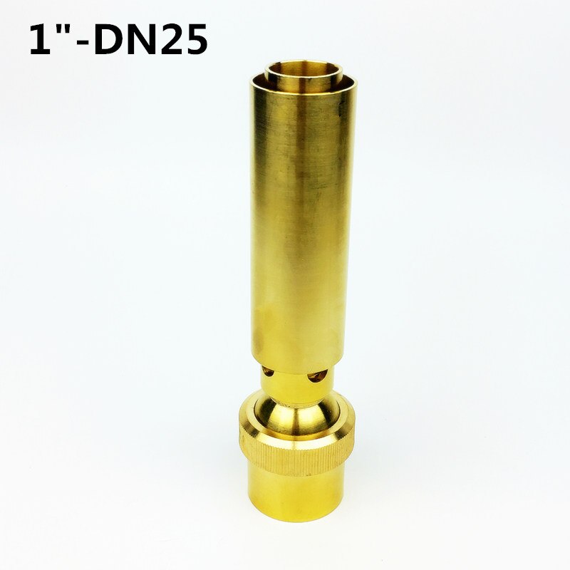 Boquilla fuente de chorro de latón para estanque de jardín, boquilla fuente de chorro de 3/4 "1" 1,5 "mezclada con aire: DN25