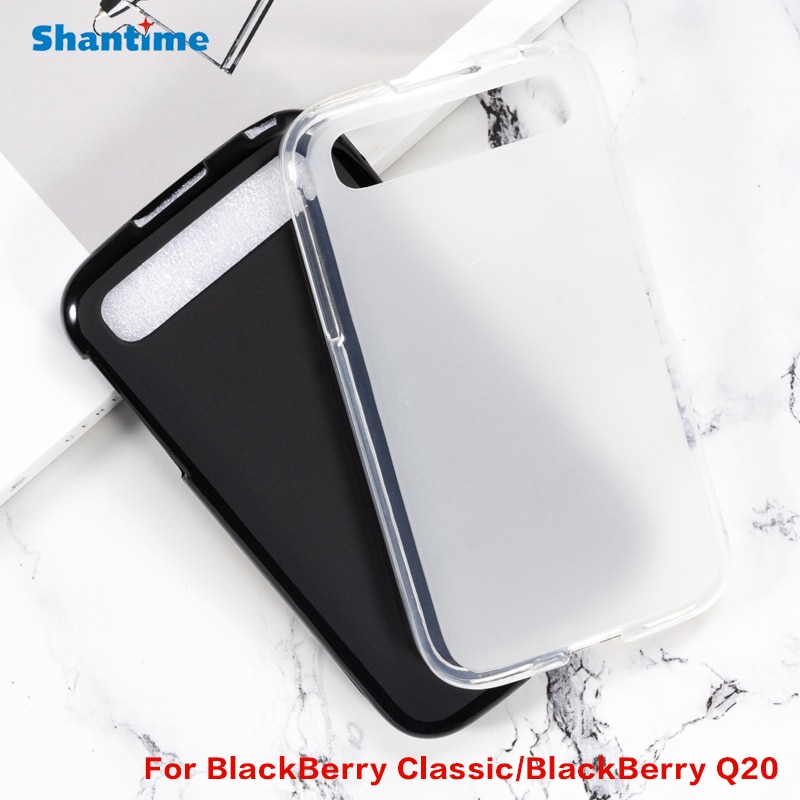 For BlackBerry Classic Gel Pudding Silicone Phone Protective Back Shell For BlackBerry Q20 Soft TPU Case