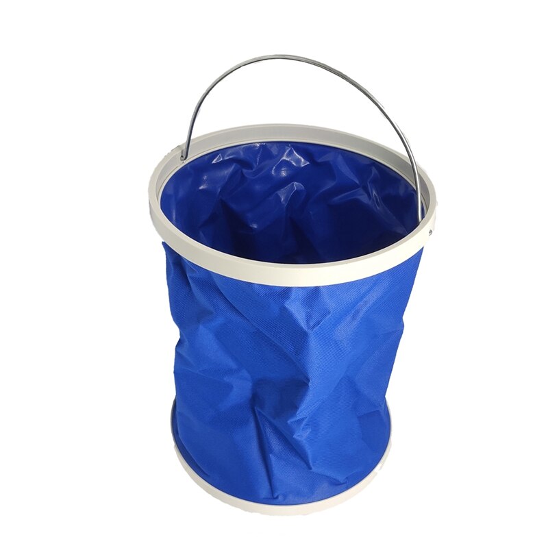 Folding Bucket Retractable Bucket with Gloves Multifunctional Swimming Pool Cleaning Accessories