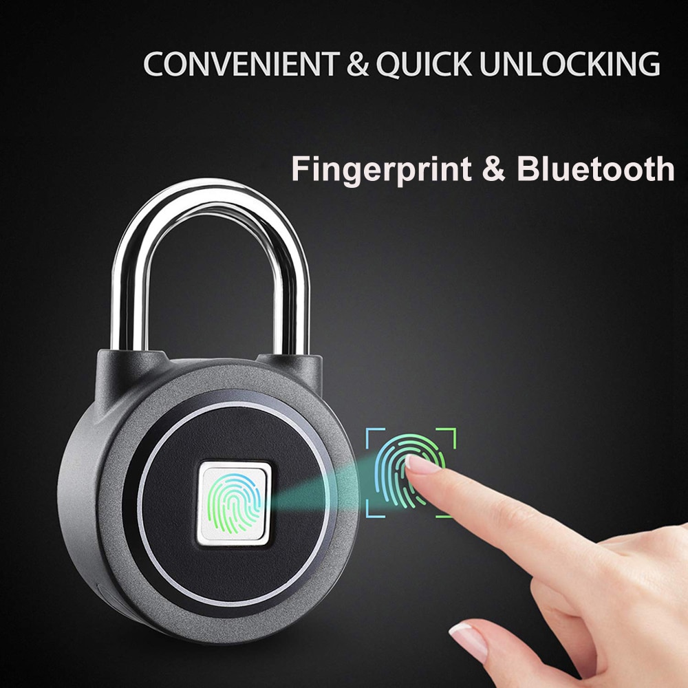 Yoheen elektronisk nøkkelløs smart hengelås bluetooth app låse opp for lager bagasje ryggsekk treningsskap sovesal hengelås