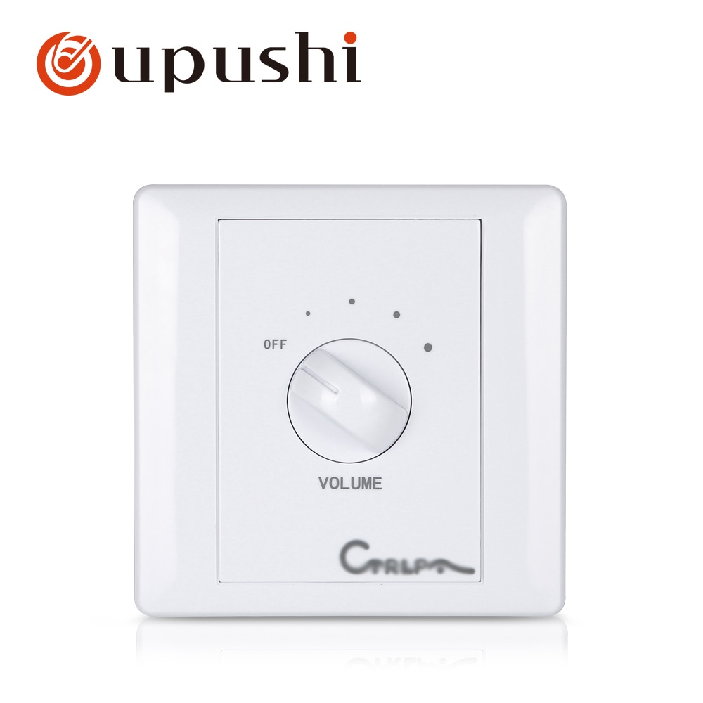 Speakers volume controller 110V background music system 5 steps ABS volume control knob for public address system