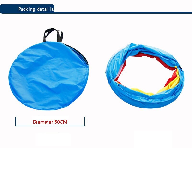 freundlicher Spielen Tunnel für Kleinkinder freundlicher Tunnel Spielzeug oder drinnen oder draussen Krabbeln Tunnel Spielzeug (Bunte Krabbeln Tunnel)