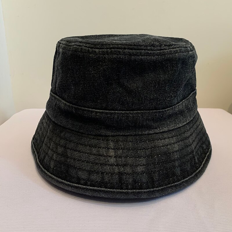 Nuovo 2021 cappello da pescatore pieghevole cappello da pescatore in Denim lavato cappelli Unisex moda Bob Caps Hip Hop Gorros uomo donna cappello da pescatore Panama: 4