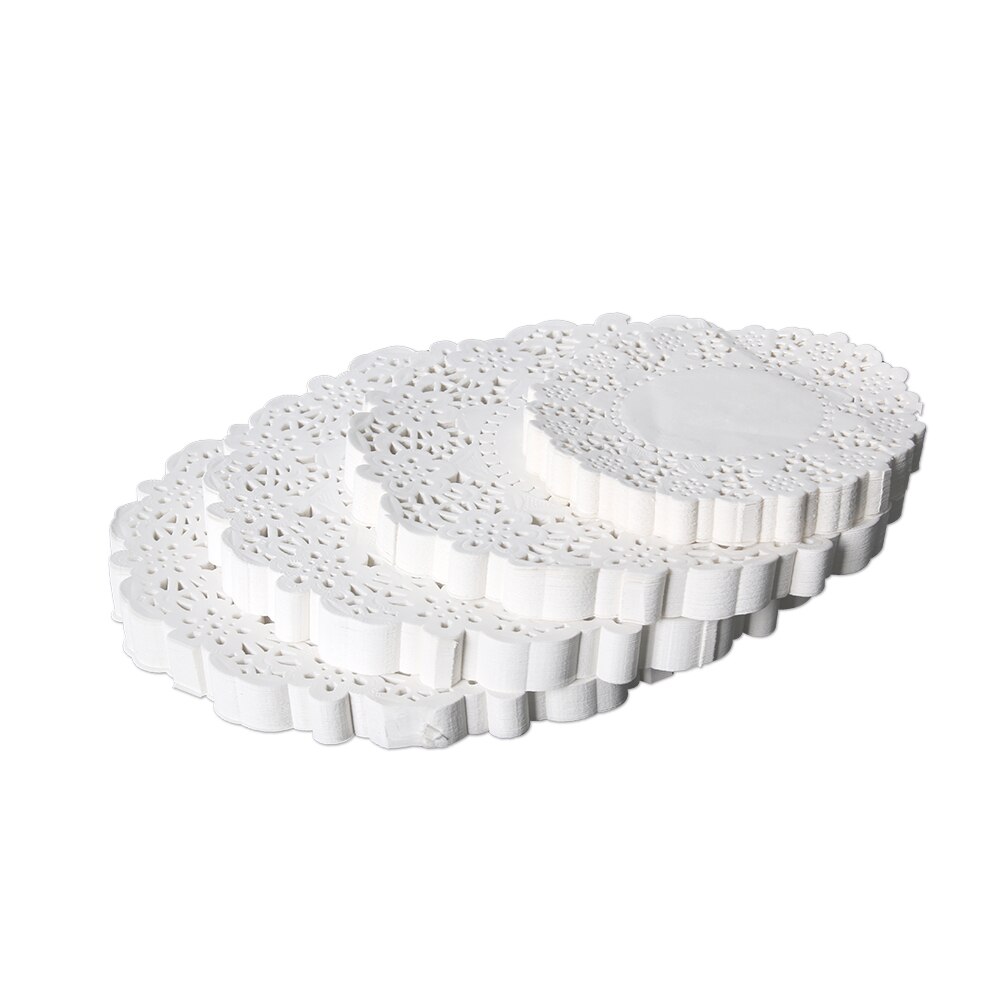 5 Set 700 pcs Papel Absorvente Papel Carne Tortenspitzen Rodada Bolos Pão Redondo Do Laço De Papel Batatas Fritas Alimentos Óleo Absorvendo papel
