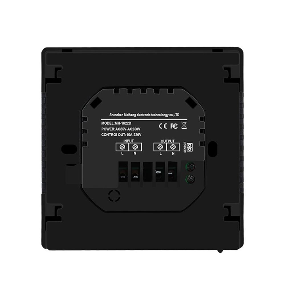 Slimme Thermostaat Lcd Touch Screen Digitale Temperatuur Afstandsbediening App Controles Programmeerbare Vloerverwarming In Wekelijkse Cycli