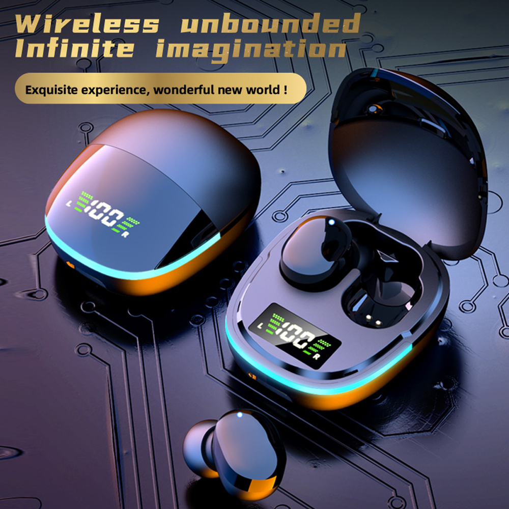 Auriculares inalámbricos TWS G9S con Bluetooth 5,1, cascos con sonido HiFi, resistentes al agua, con reducción de ruido, deportivos, con micrófono
